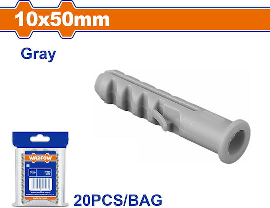 Wadfow Kunststoffdübel Pe Unterlegscheibe Universal 10x50mm 20 Stück Wxtc931