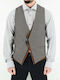 Men's Vest Slim Fit Brown