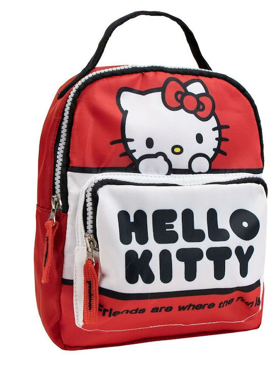 Hello Kitty Παιδική Τσάντα Κόκκινη 23x8x23εκ.
