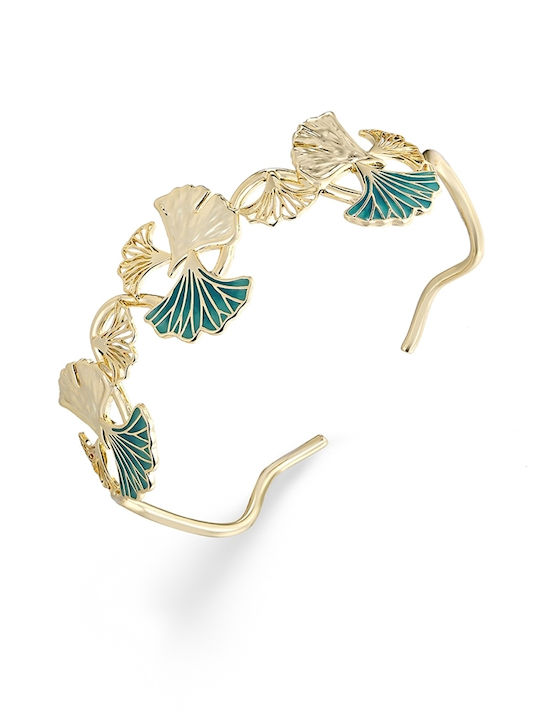 Folli Follie Mystic Petals Femeie Brățară tip cuff Placat cu aur