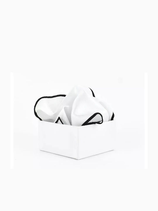 Messaggero Men's Handkerchief White