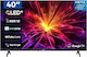 Metz Smart Τηλεόραση 40" Full HD QLED 40MQE7000Z HDR (2024)
