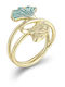 Folli Follie Mystic Petals Femeie Inel cu Email Placat cu aur