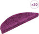 Stair Mats 20 Pieces Violet 56x17x3 cm Purple 5...