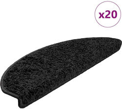 Treppenmatten 20 Stück Schwarz 65 x 21 x 4 cm