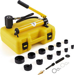 Vevor 10 Ton Hydraulic Knockout Punch Kit 1/2" to 2" Conduit Hole Cutter Set Ko Tool Kit Puncher 6 Piece Metal Sheet Driver Tools Aluminum Brass Stainless Steel Fiberglass Plastic Vevor 10 Ton Hydraulic Knockout Punch Kit 1/2" to 2" Conduit Hole Cutter Set Ko Tool Kit Puncher 6 Piece Metal Sheet Driver Tools Aluminum Brass Stainless Steel Fiberglass Plastic