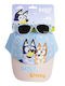 Bluey Kids' Hat Jockey Fabric Blue