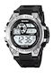 Skmei Digital Men's Watch 52.5mm Battery with Black Rubber Strap