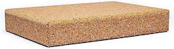 Επίπεδο Τουβλάκι Γιόγκα Shoulderstand Φελλό Yoga Block Cork Flat 30,5x20,5x5cm