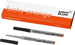 Montblanc 2 Ballpoint Refills M Lucky Orange