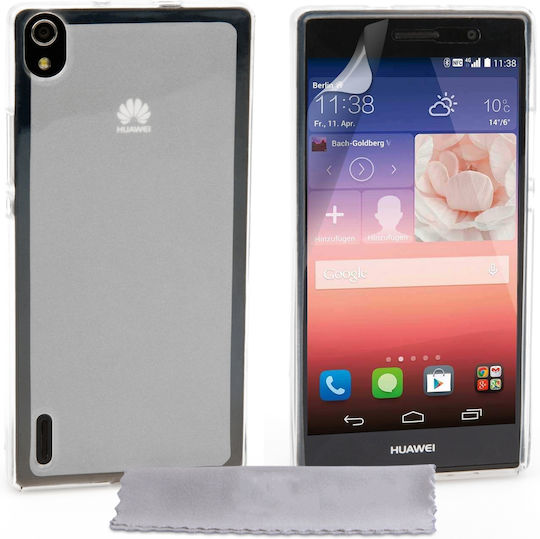 YouSave Accessories Задна корица Силикон Прозрачен (Huwaei Ascend P7 от YouSave Accessories)