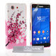 YouSave Accessories Floral By Yousave Back Cover Silicon Set cu Geam (Xperia Z3 Compact)