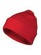 Beanie Unisex Beanie Knitted in Red color