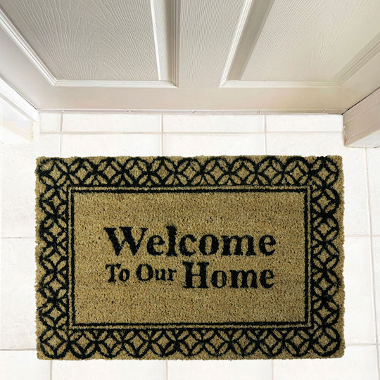 Πατακι Εισοδου Κοκοφοινικα Welcome To Our Home Sl8582 40x60 San Lorentzo 8582