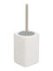 Ceramic Bathroom Trash Can White