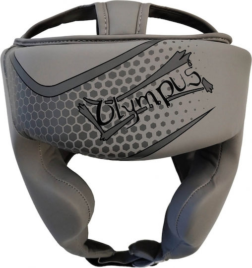 Olympus Sport Adult Open Face Boxing Headgear Gray