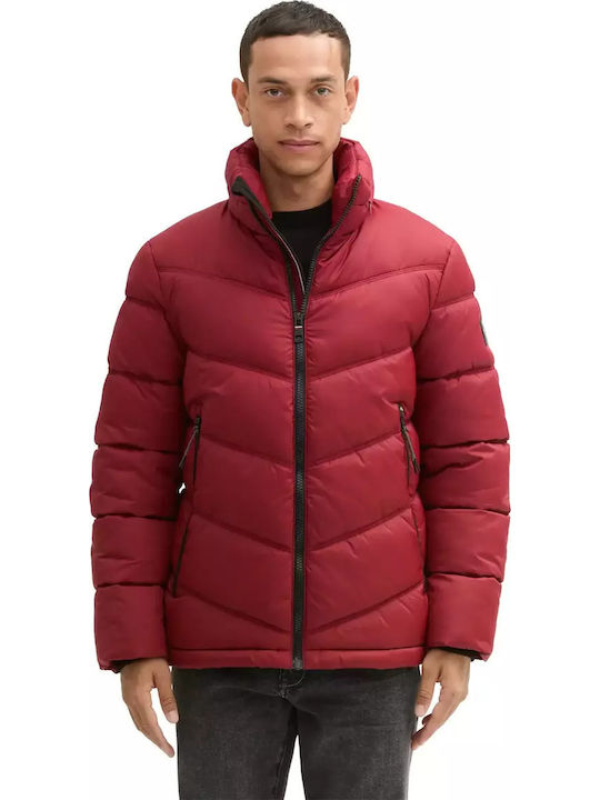 Winter Jacke Puffer Dark Red