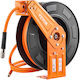 Vevor 3/8 In X 65 Ft Hybrid Air Hose Retractable Reel Max 300 Psi