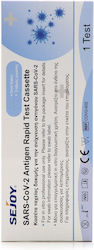 Sejoy SARS-COV-2 Antigen Rapid Test Cassette Self Covid Test 1τμχ Sejoy SARS-COV-2 Antigen Rapid Test Cassette Self Covid Test 1τμχ