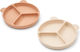 Liewood Baby Food Plate made of Silicone Pink 2pcs