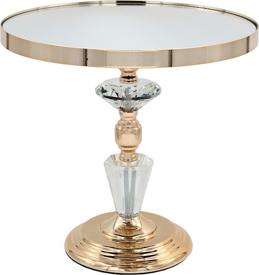 Keskor Tortieră Metal Auriu 30x30x29buc
