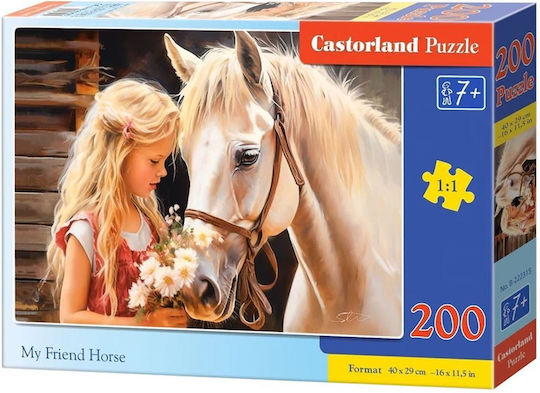 Kids Puzzle Friend Horse for 7+ years+ Years 200pcs Castorland