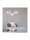 Agora Lighting Hängelampe Nova Kugel mit Fassung E27 50x50x40cm.