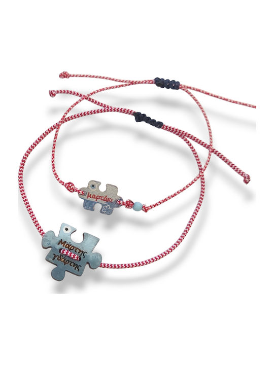 The Art of Beading Herren Set Armbänder Martakia Makramee aus Kabel