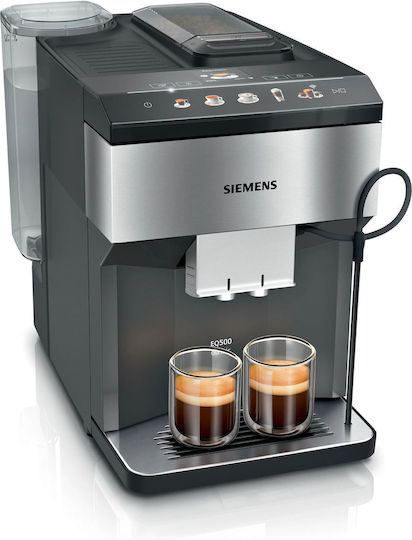 Siemens Eq.500 Automatic Espresso Coffee Machine 1500W Pressure 15bar for Cappuccino with Grinder and Wi-Fi Black TP516DX3