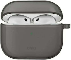 Uniq Glase Θήκη Σιλικόνης σε Γκρι χρώμα για Apple AirPods 4