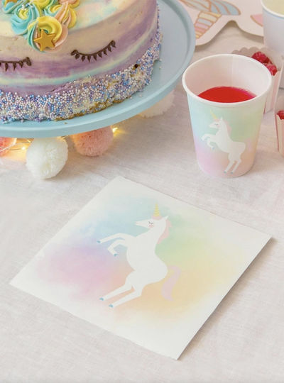 Χαρτοπετσέτα Φαγητού Unicorn Pastel 20τμχ