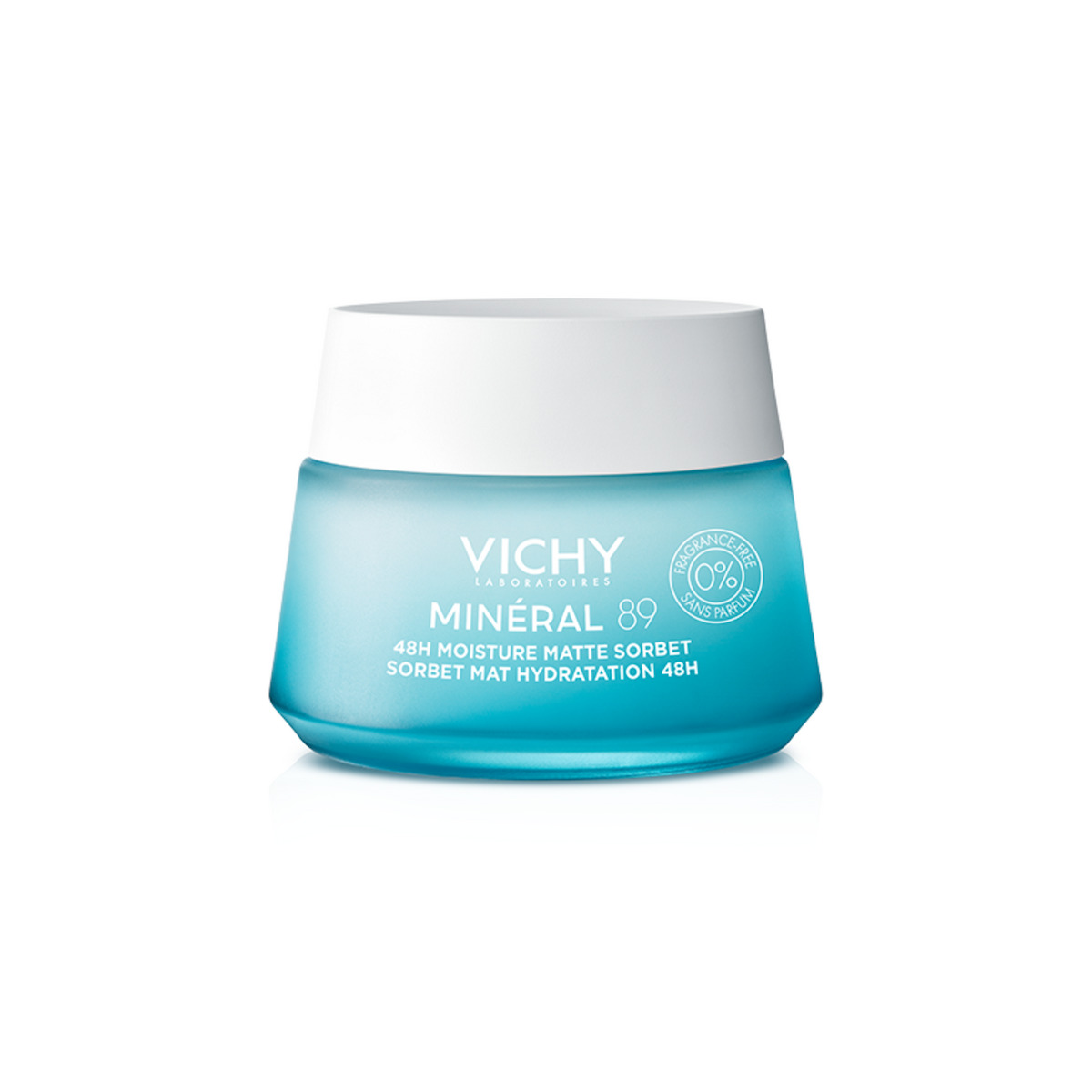 Vichy Minéral 89 Matte Sorbet Light 48ωρο Gel Προσώπου για Ενυδάτωση & Ρύθμιση Λιπαρότητας με Υαλουρονικό Οξύ & Νιασιναμίδη 50ml