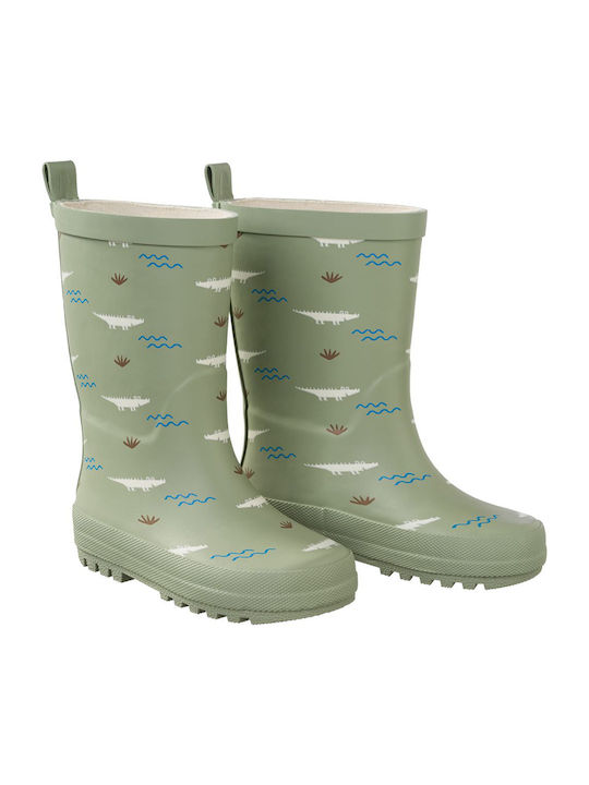 Fresk Kids Wellies Green