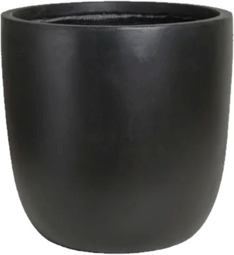 Harmony Ghiveci Ceramică Negru 65x65x62cm.