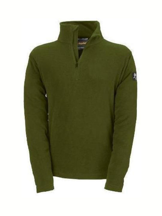 Μπλούζα Φλις Πράσινη Wolf Xxl 100% Polyester Kapriol 35953