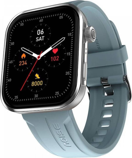 Noise Pro 5 Max Smartwatch με Παλμογράφο (Μπλε)