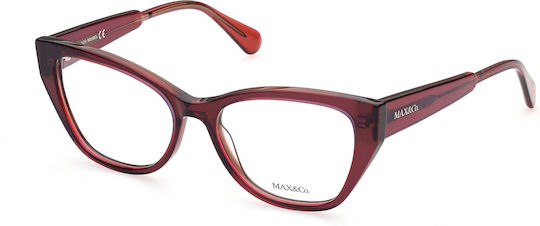 Max&co 5028 068 Γυναικεία Κοκάλινα Γυαλιά Οράσεως Πεταλούδα Μπορντό
