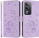No Cat No Life Wallet Purple (Oppo A80 5G)