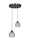 Klikareto ''carolina Pendant Light Bronze with Socket E27 15cm