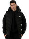 Ärmellos Jacke Puffer Winddicht Black