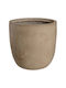 Harmony Pot Ceramic Taupe 35x35x34cm.