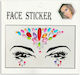 Sticker Față 3D Artă pentru Unghii Bijuterii pentru Față și Unghii 201062-4 Albastru