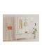 Lala Mobilier de Intrare cu Dulap pentru Pantofi White 112x35x170cm