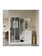 Eingangsmöbel mit Schuhschrank White 147.2x37.5x179.7cm