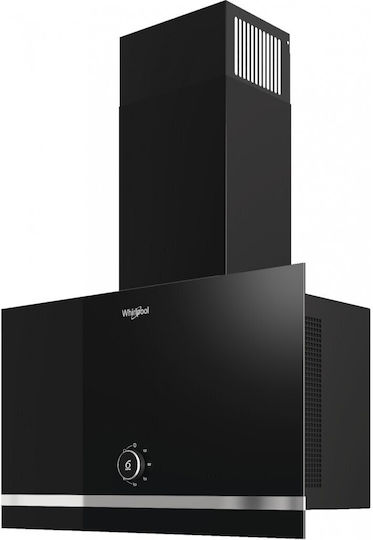 Whirlpool Chimney Vent Hood 60cm Black