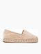 Women's Leather Espadrilles Beige