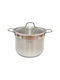 Bohmann Βαθιά Ανοξείδωτη Κατσαρόλα 24lt / 34cm