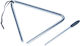 Steel Musical Triangle 6 Inches