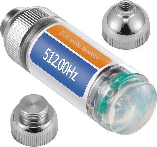 Vevor 512Hz Sonde 8.5" 1/4-20" Connectors Rigid Drain Locator Detection of Small Sewers & Pipes Silver