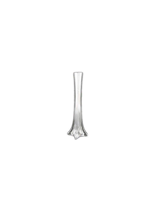 Atmosphera Decorative Vase Transparent 4x31cm